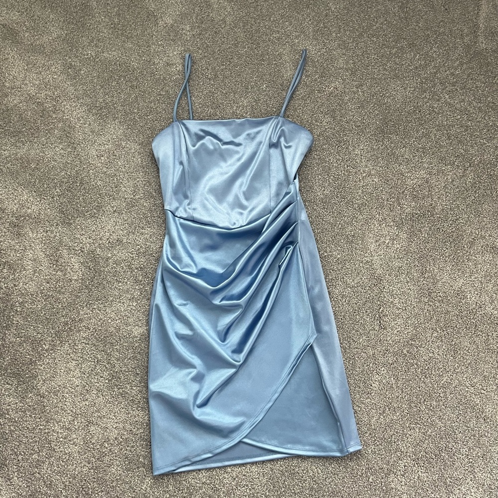 Windsor satin mini dress